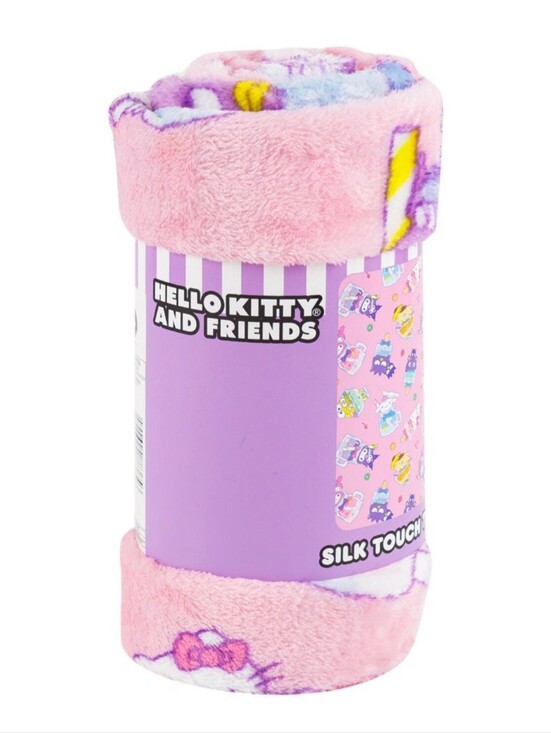 Sanrio Other - Hello Kitty and Friends Silk Touch Throw Blanket 40x50 Sanrio Pink New